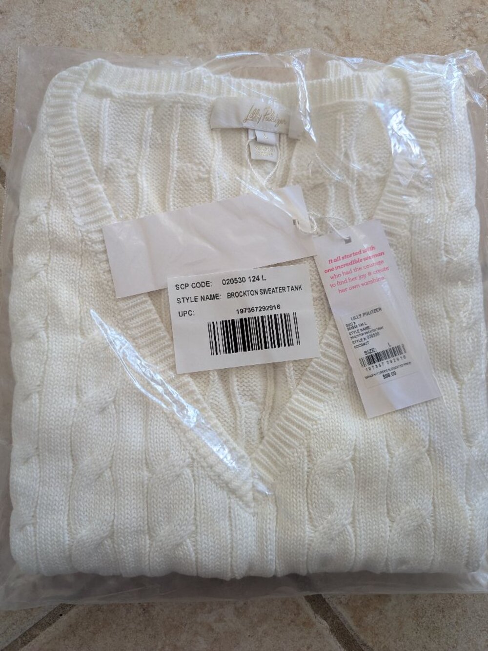 Lilly Pulitzer Brockton Sweater Tank